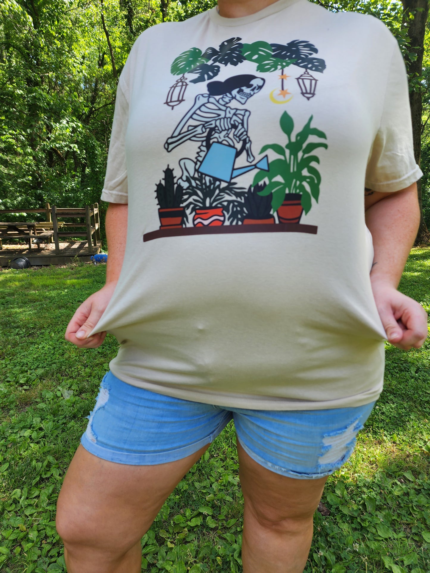 Skeleton Plant Tee