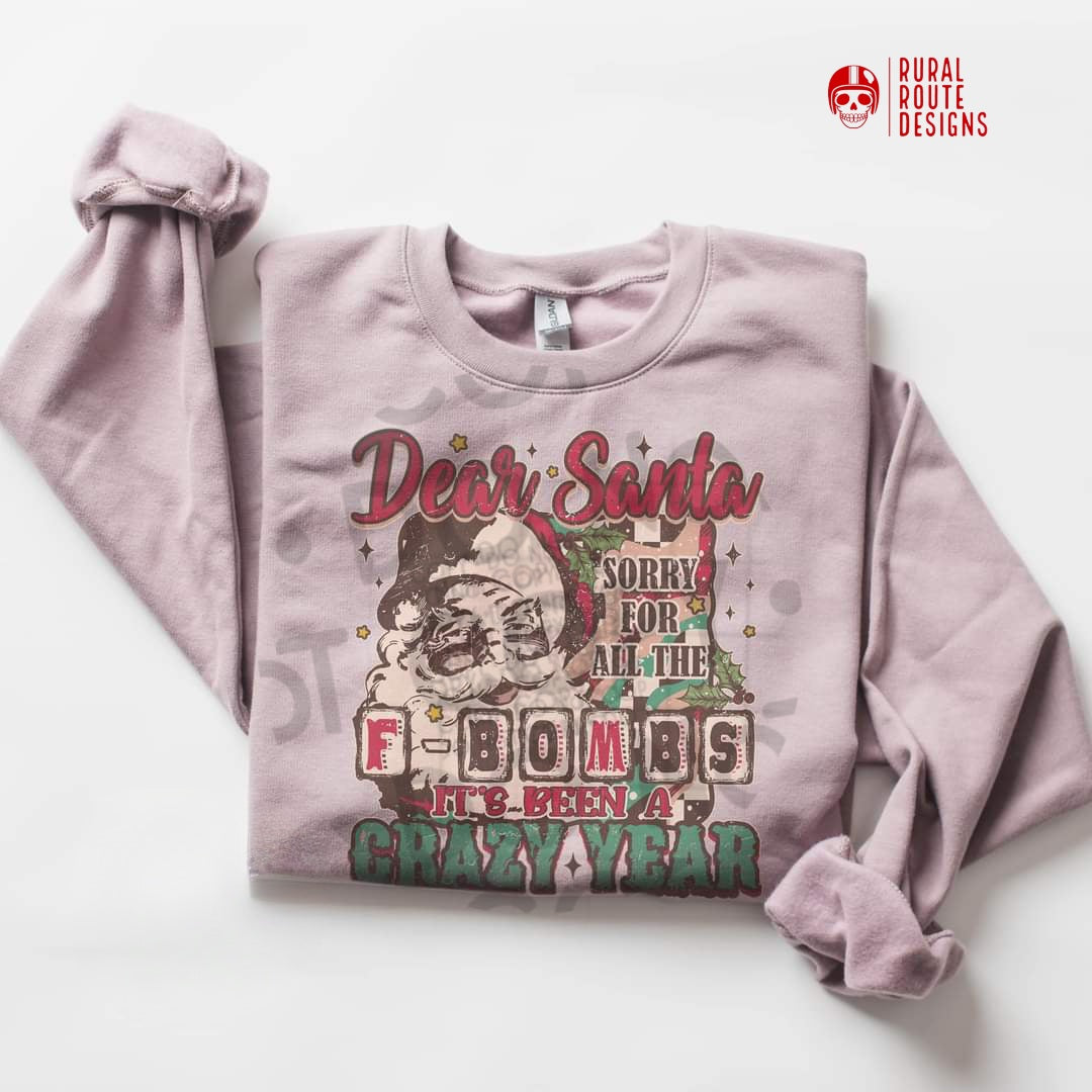 Sorry for all F - Bombs Santa