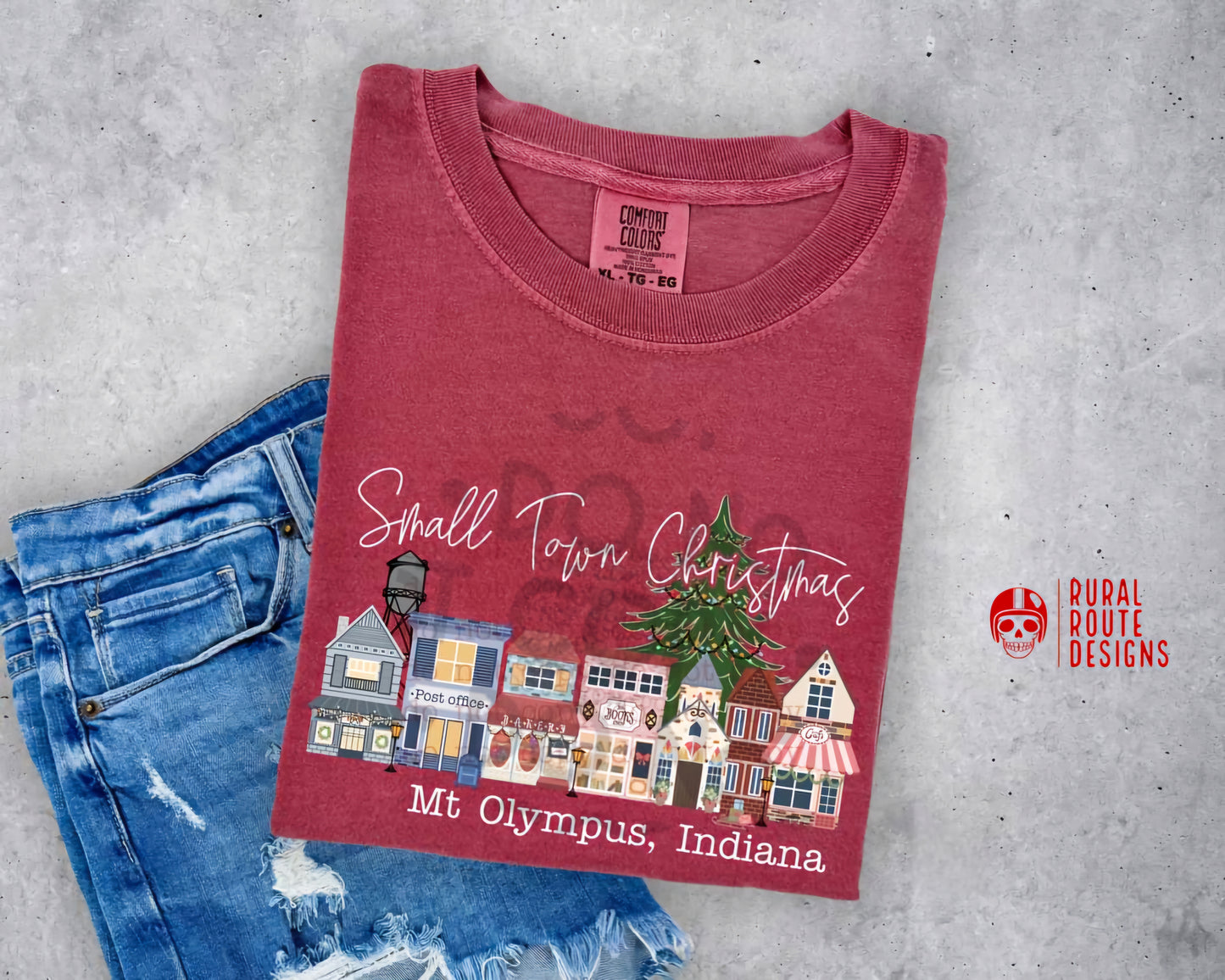 Small town Christmas, customized to your town