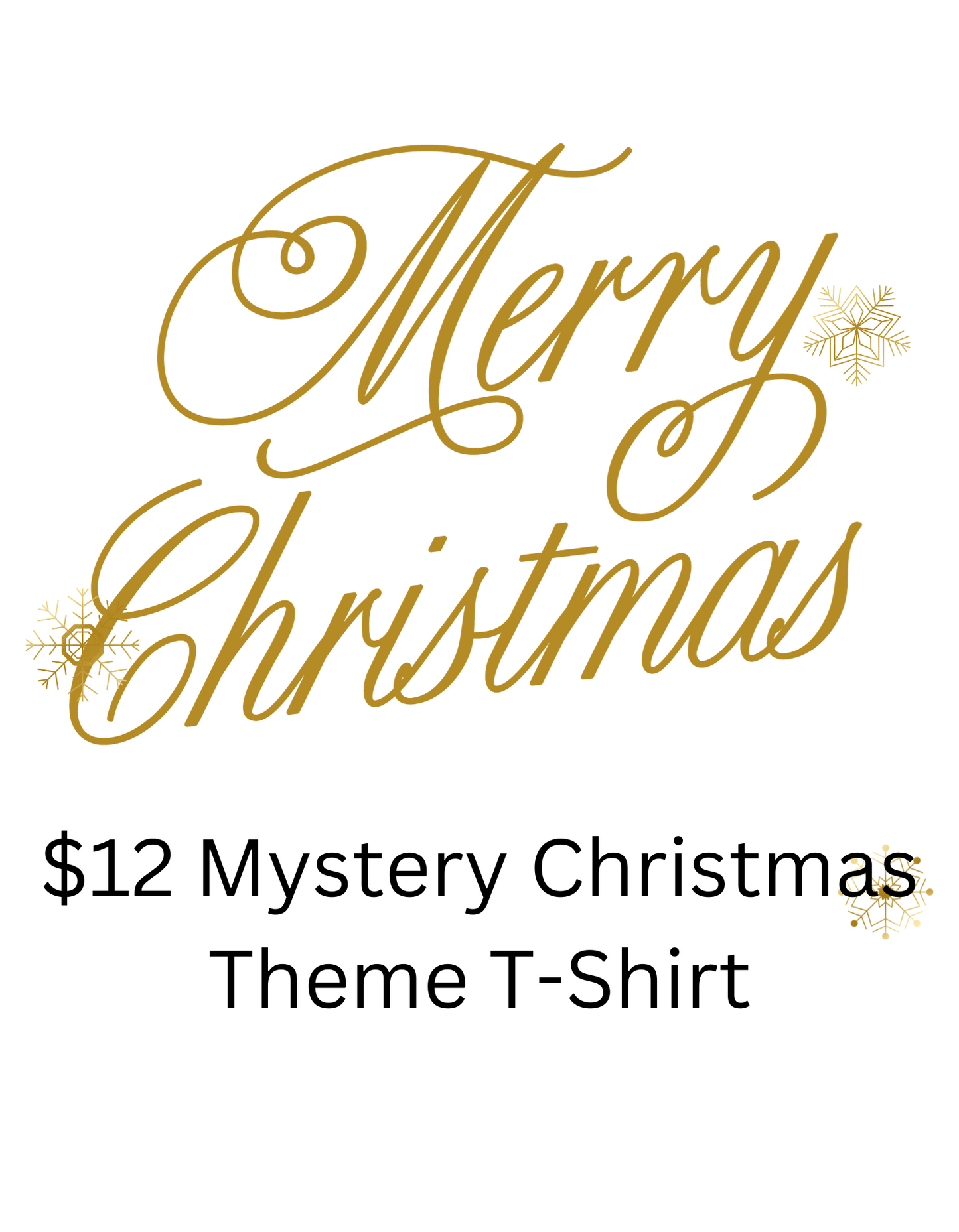 Mystery Christmas Theme T-Shirt