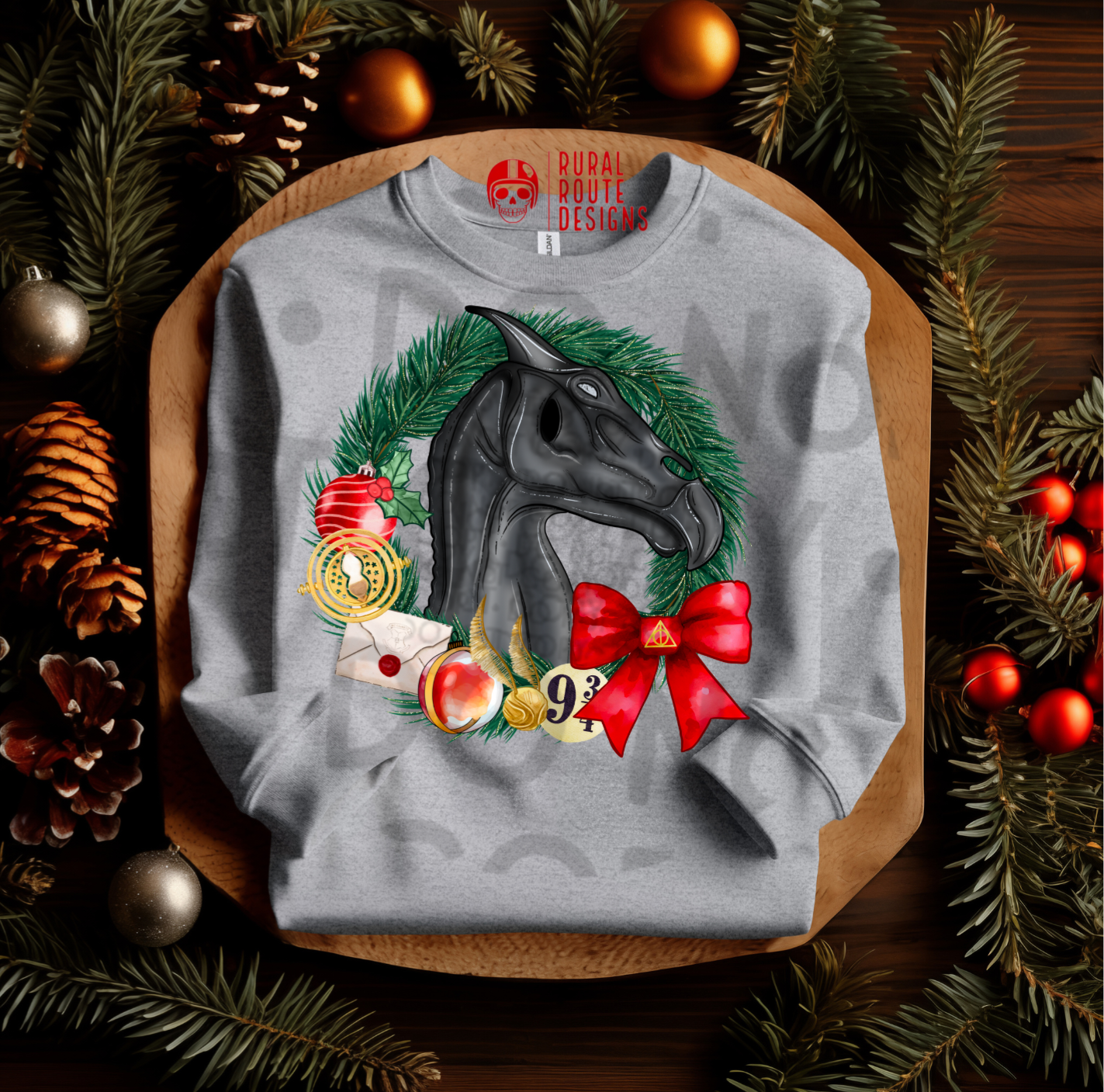 Thestrals Christmas Theme