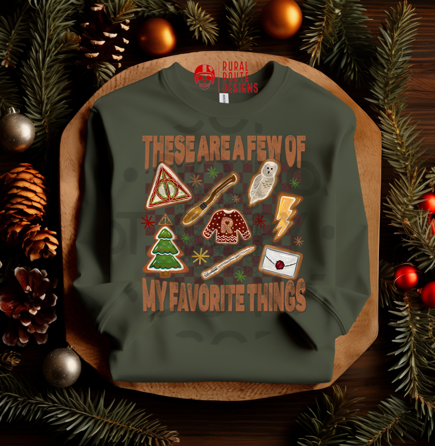 Harry Potter Christmas cookie theme