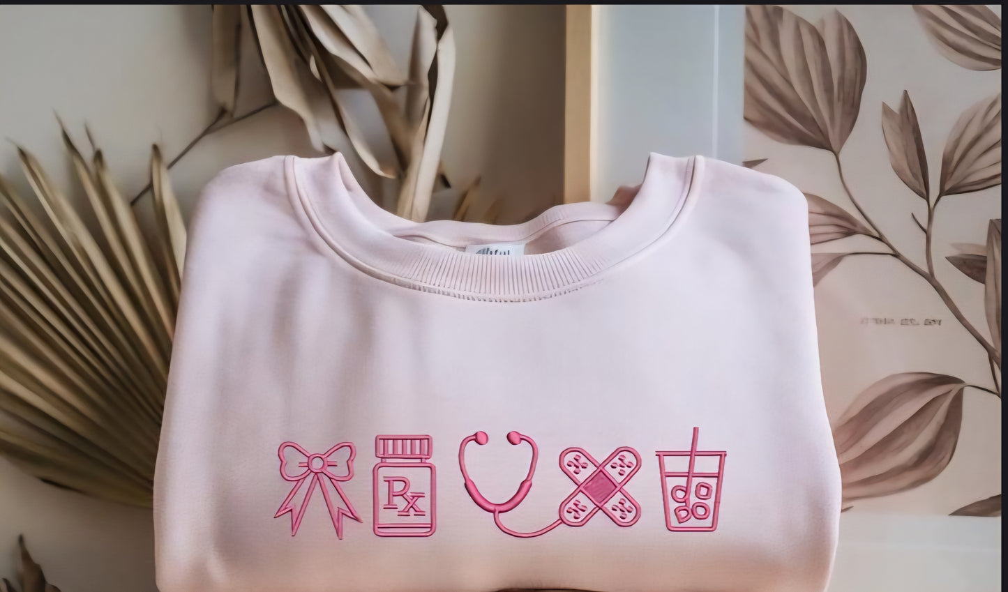 Work Life Icons embroidered