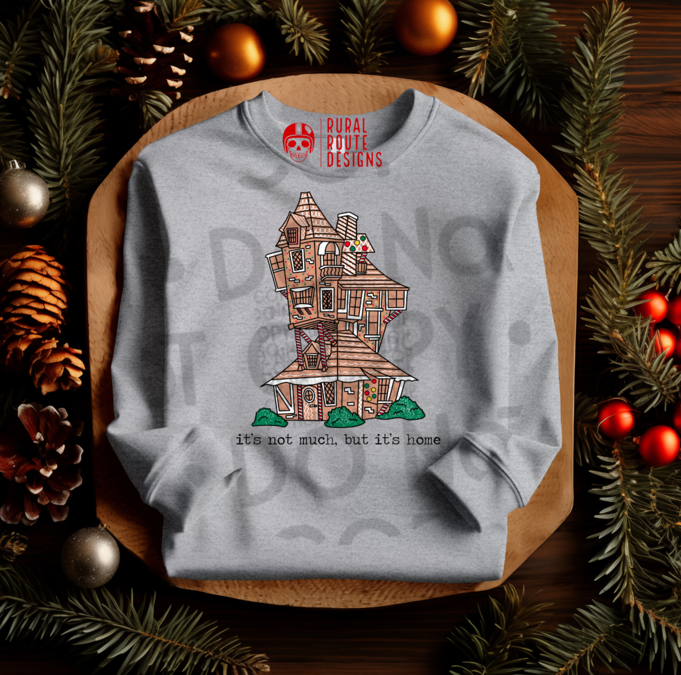 The Burrow gingerbread house