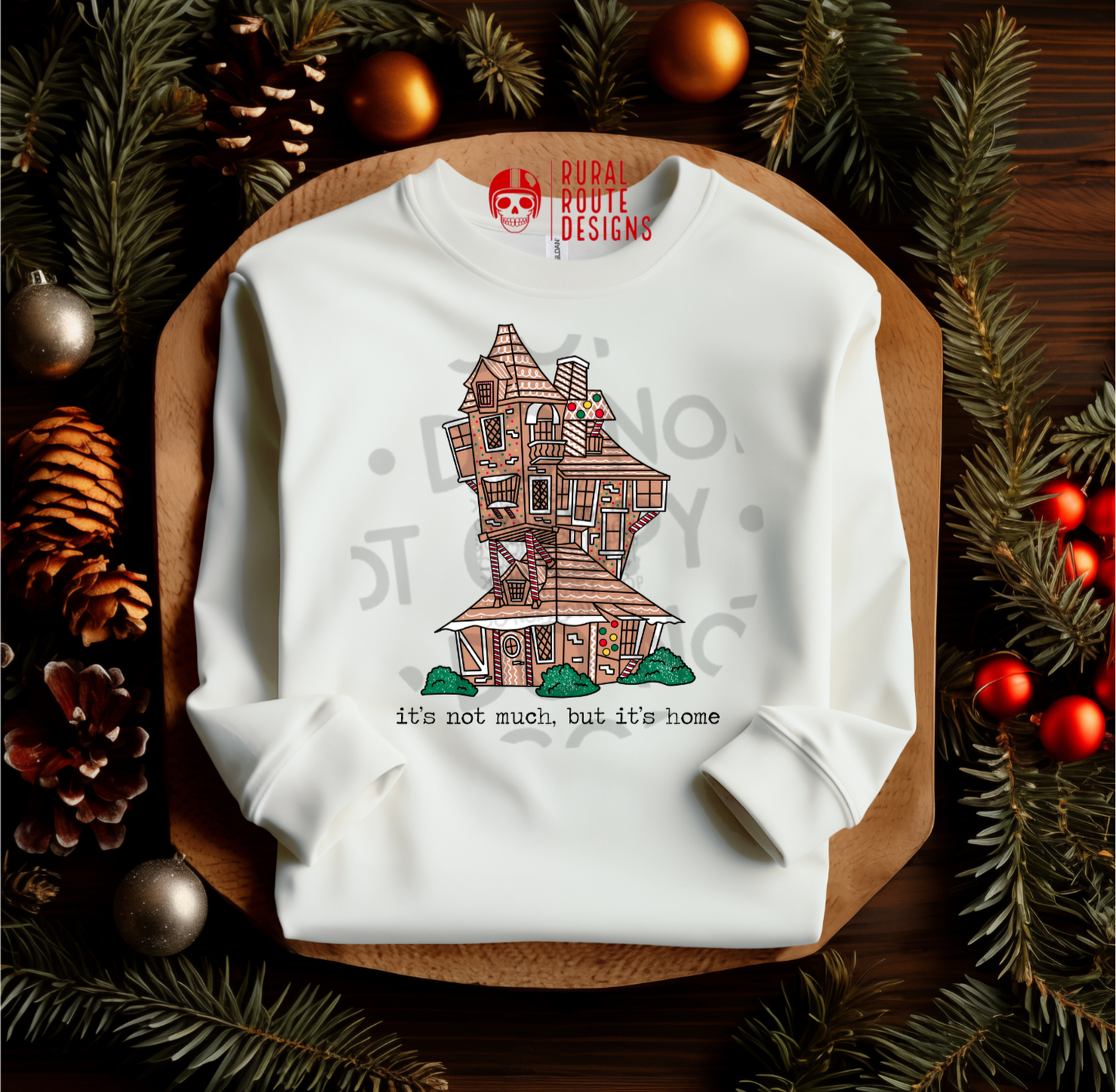 The Burrow gingerbread house