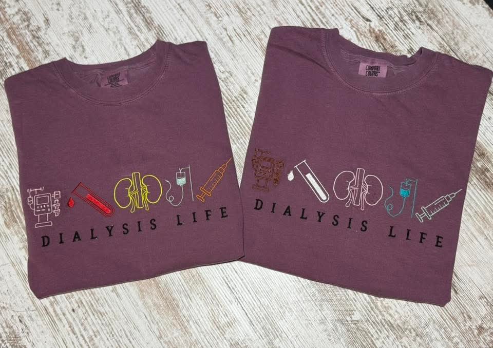 Work Life Icons embroidered