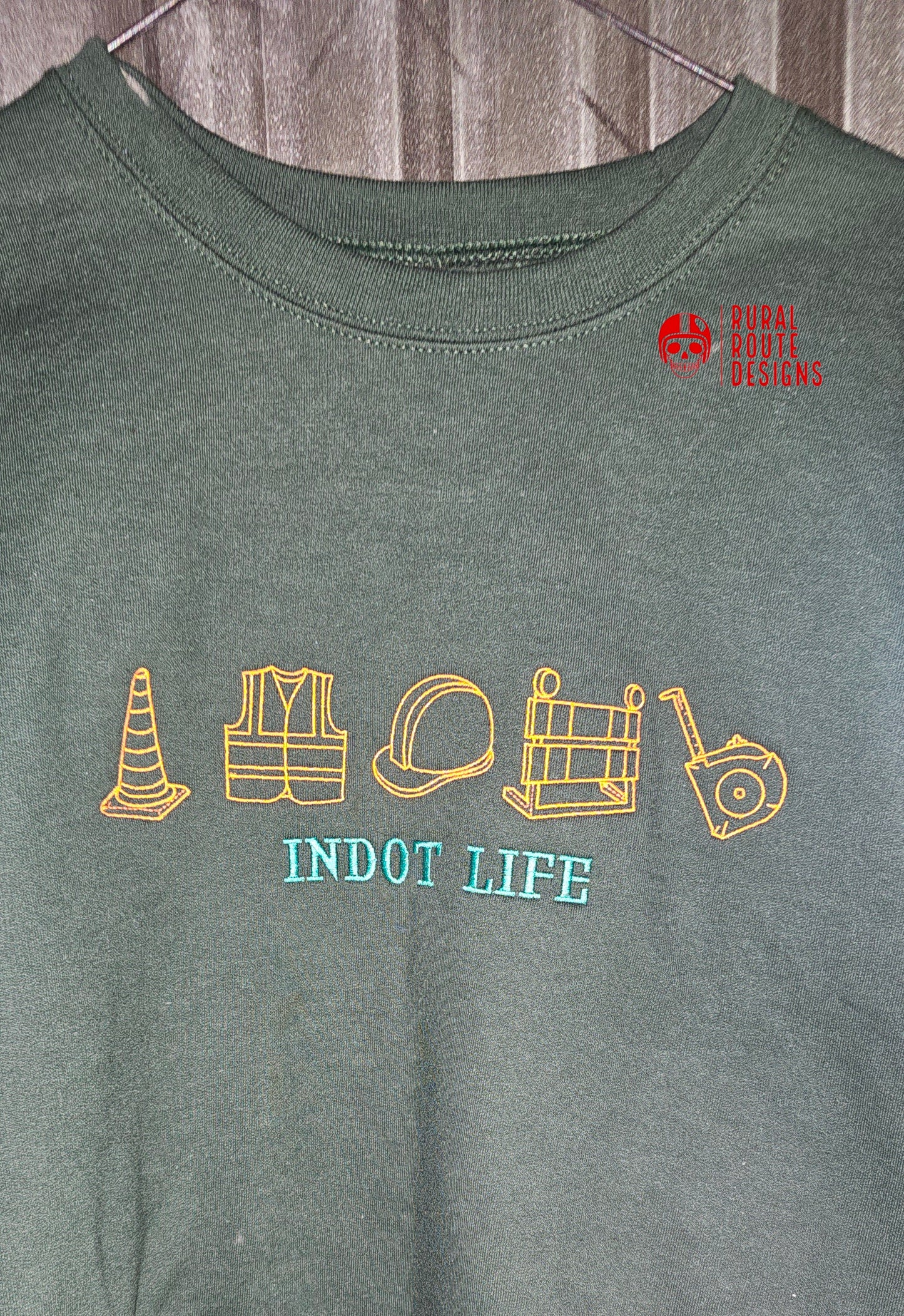 Work Life Icons embroidered