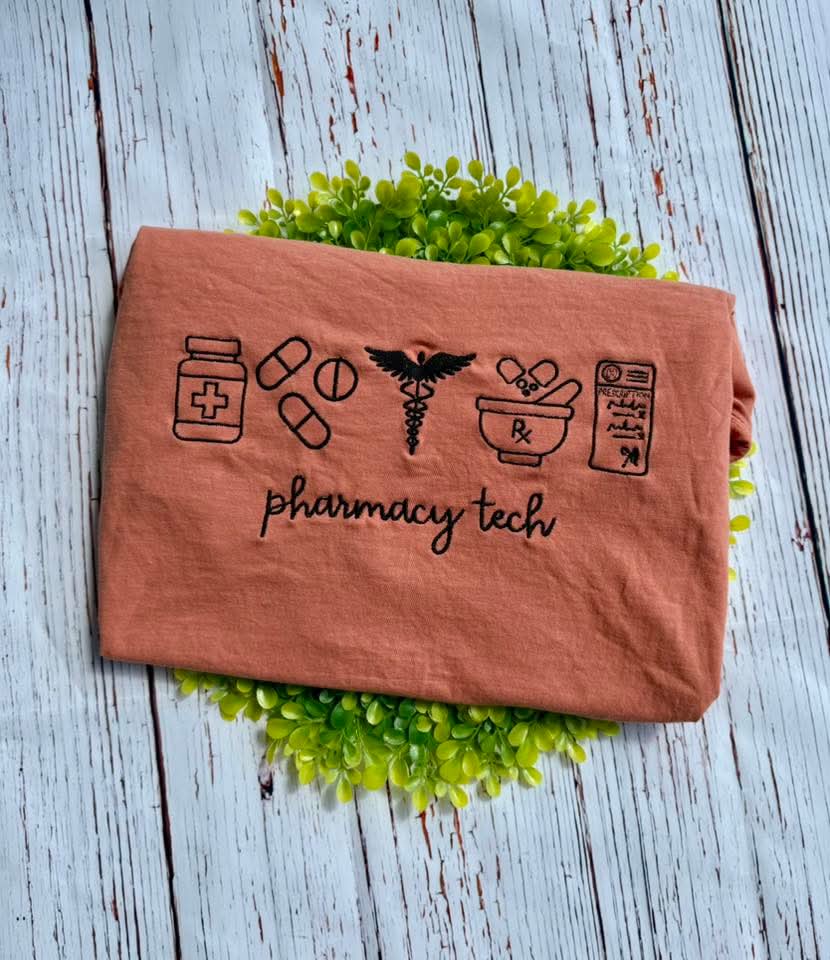 Work Life Icons embroidered