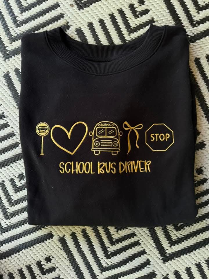 Work Life Icons embroidered