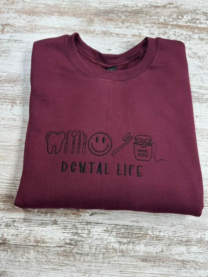 Work Life Icons embroidered