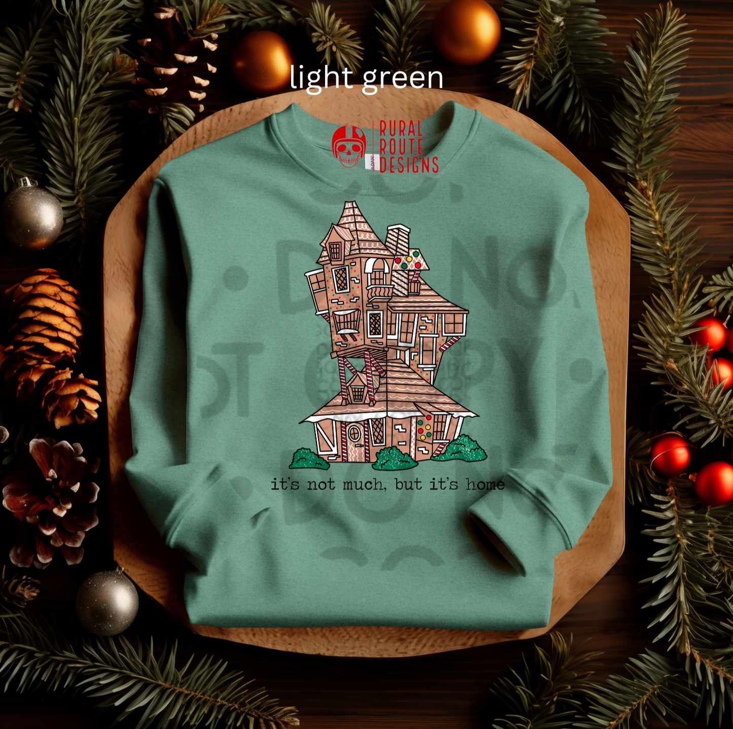 The Burrow gingerbread house