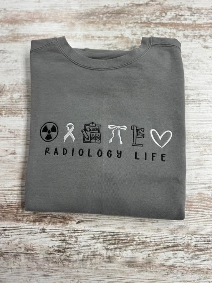 Work Life Icons embroidered