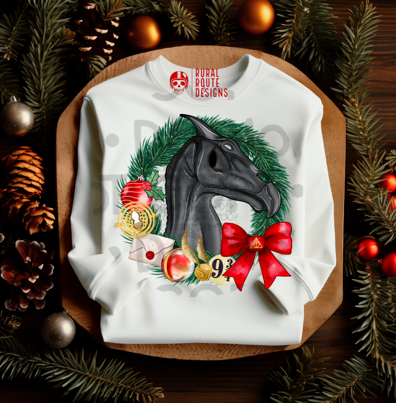 Thestrals Christmas Theme