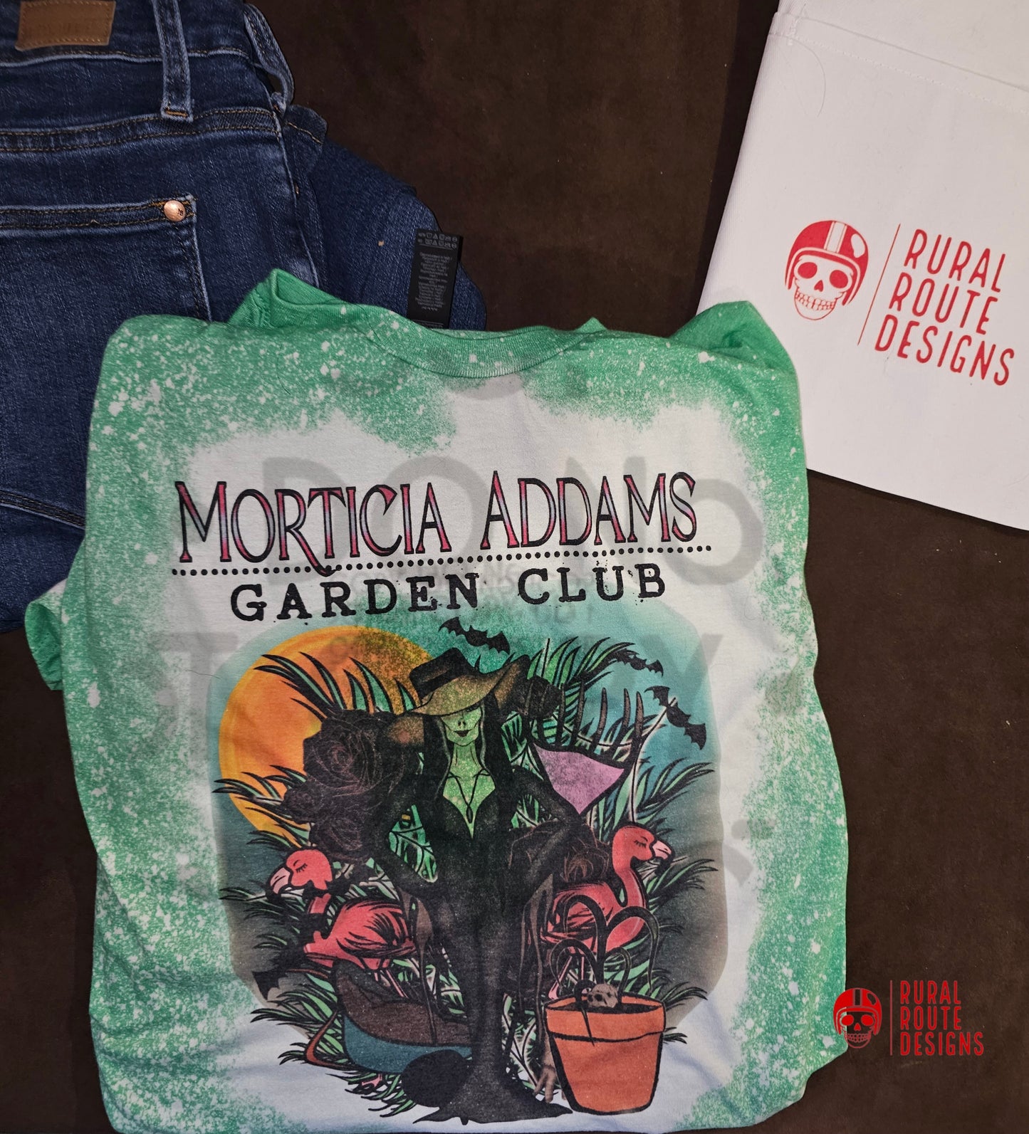 Morticia Addams garden club