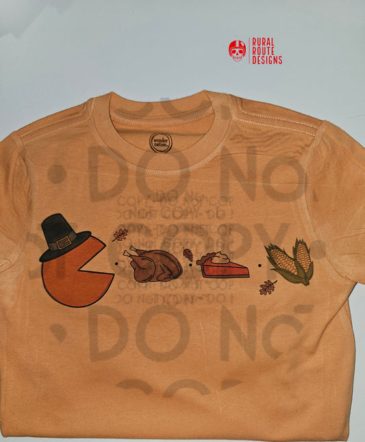 Thanksgiving theme Pac-Man Adult Sizes