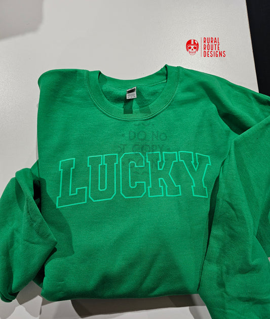 Lucky (puff print)