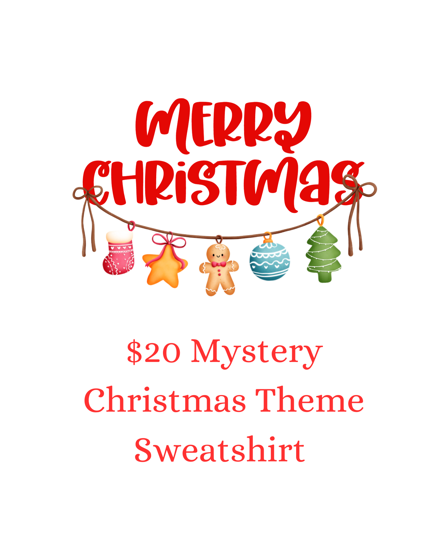 Christmas Theme Mystery Sweatshirt