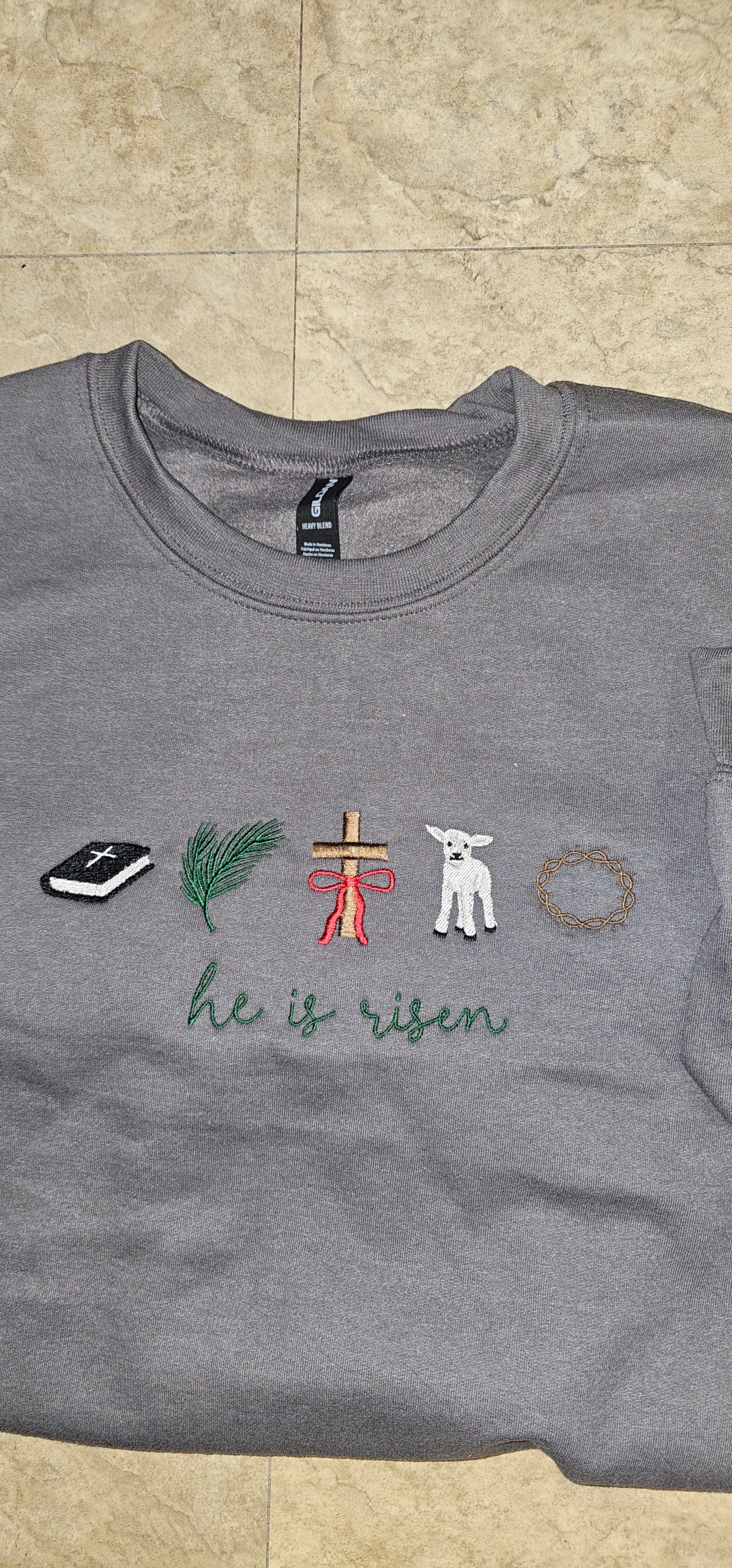 He is Risen (embroidery design)