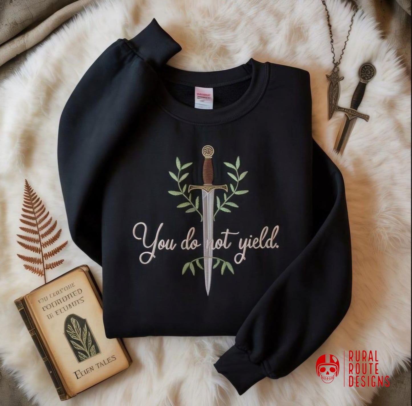 You do not yield , embroidered