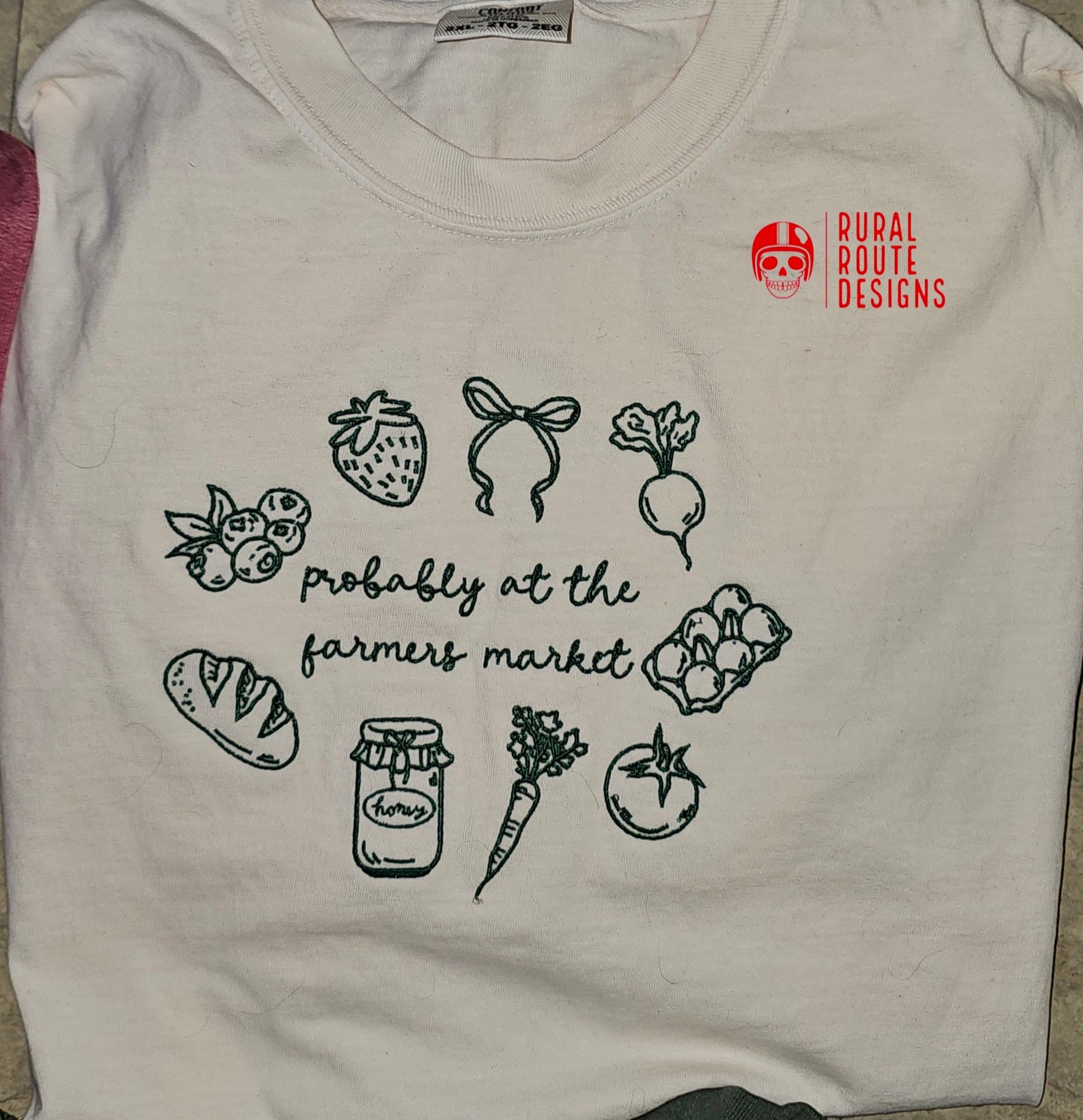 Farmers market  (embroidery design)