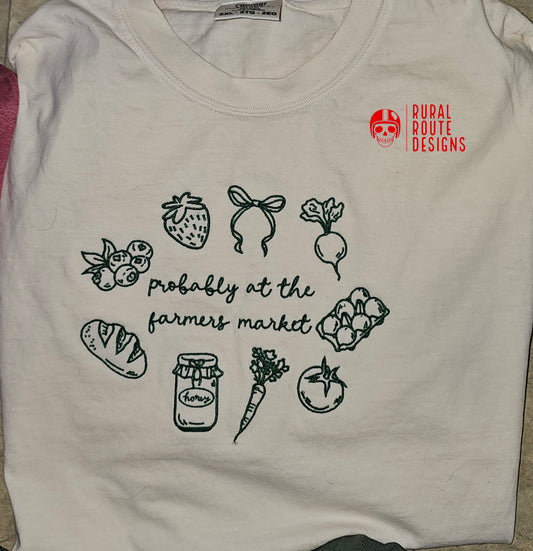 Farmers market  (embroidery design)