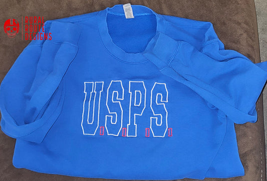 USPS embroidered