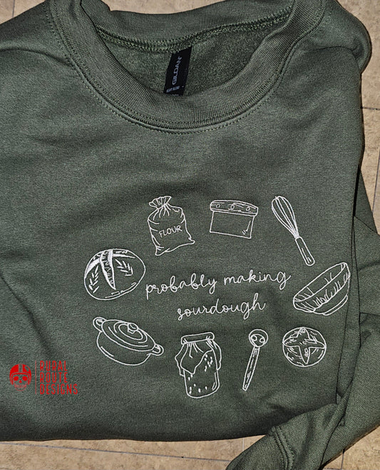 Sour dough (embroidery design)
