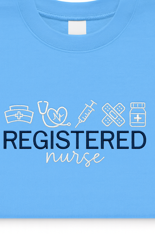 Registered Nurse Embroidered sweatshirt