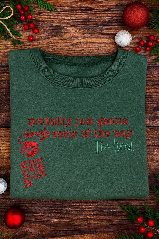 Jingle some of the way embroidered