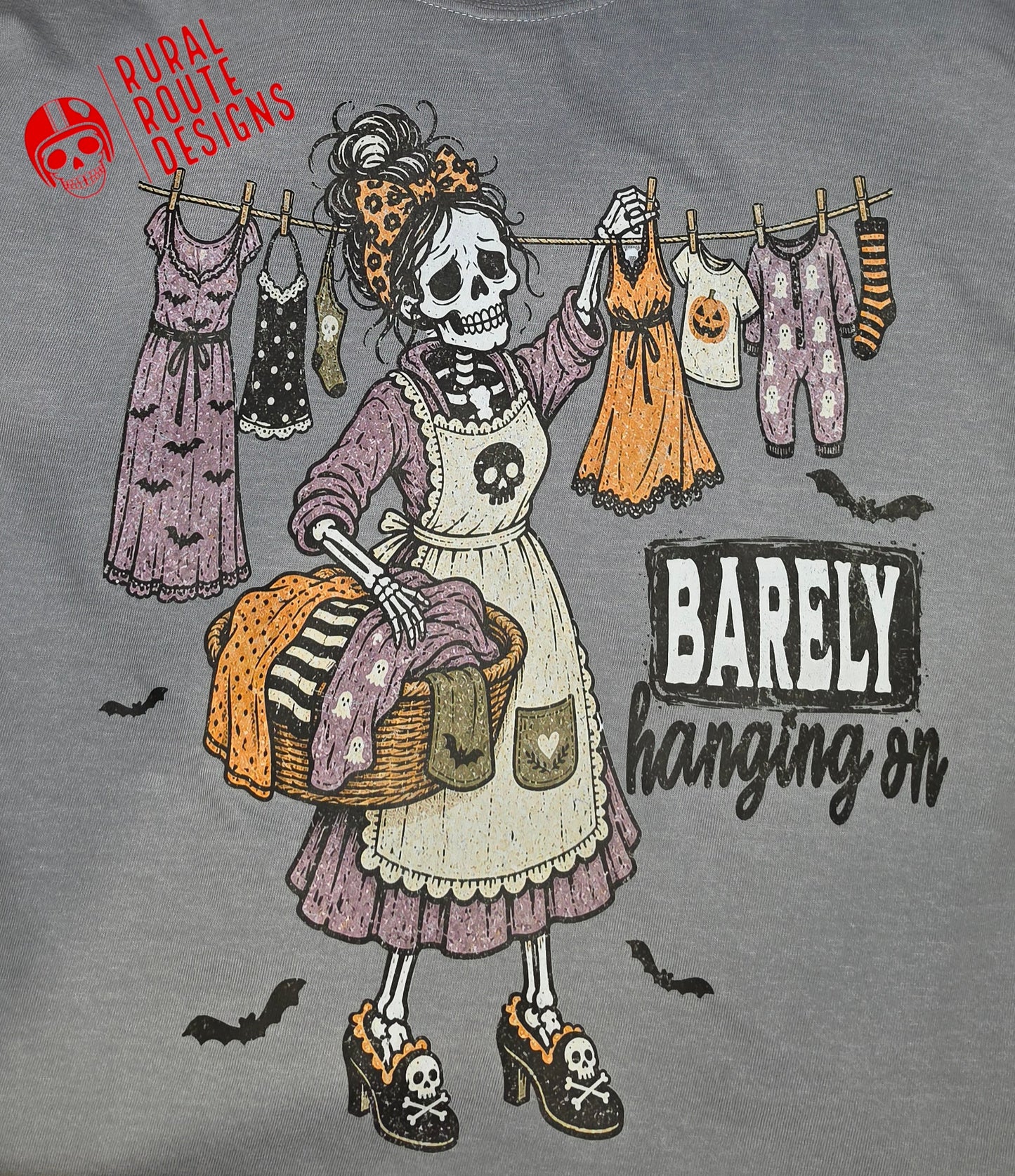 Barely hanging on