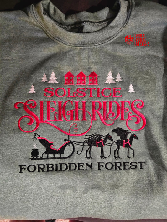 Sleigh rides (embroidered)