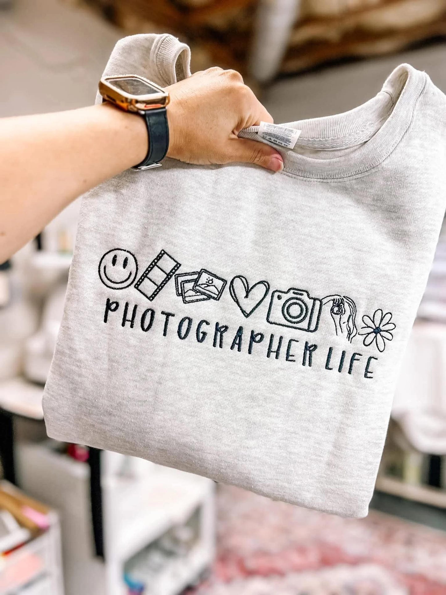 Work Life Icons embroidered
