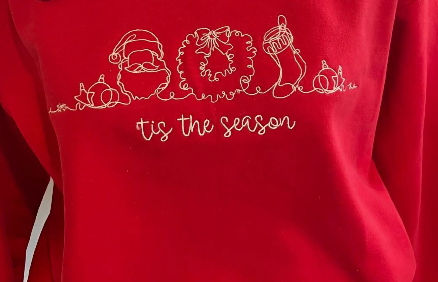 Tis' the season embroidery