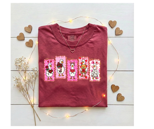 Goose theme Valentine