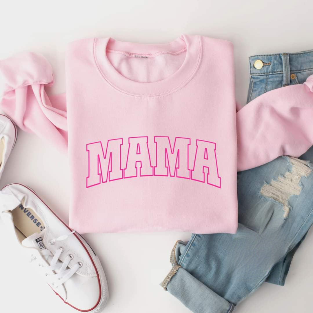 Puff Print Mama Sweatshirt